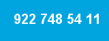 922 748 54 11 922 748 54 11